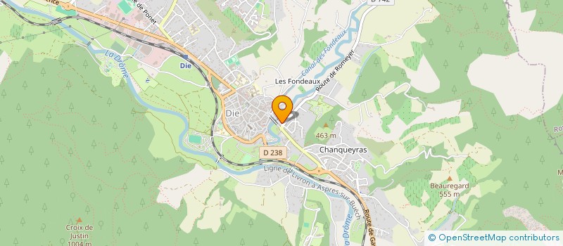 localisation de l'entreprise PETIT BOIS  DIE