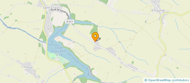 localisation de l'entreprise PETIT BOIS LABORIE  ENCAUSSE