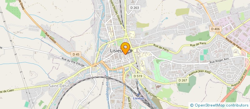 localisation de l'entreprise PETIT BONHEUR DE NORMANDIE à LISIEUX