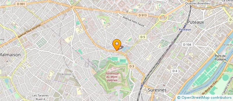 localisation de l'entreprise PETIT BOU  NANTERRE