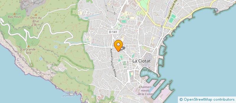 localisation de l'entreprise PETIT BOUCAN  LA CIOTAT