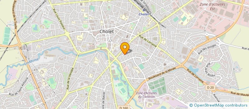localisation de l'entreprise PETIT BOUDU  CHOLET