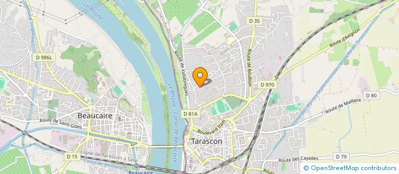 localisation de l'entreprise PETIT BOUT DE FIL  TARASCON