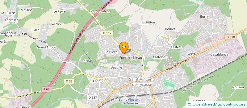 localisation de l'entreprise PETIT BRACQ  ORX