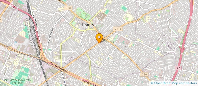 localisation de l'entreprise PETIT BRICOLEUR à DRANCY