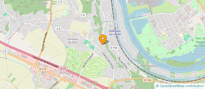 localisation de l'entreprise PETIT BUIS  VILLENNES-SUR-SEINE
