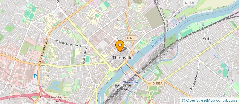 localisation de l'entreprise PETIT CAILLON  THIONVILLE