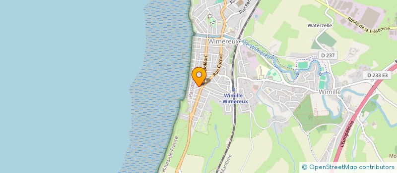 localisation de l'entreprise PETIT CHAMEAU  WIMEREUX