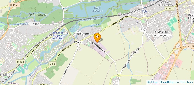 localisation de l'entreprise PETIT-CHANON & ASSOCIES  EGLY