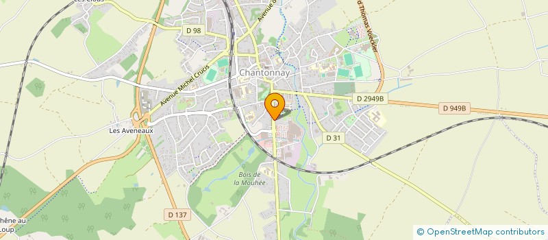 localisation de l'entreprise PETIT CHANTONNAY  CHANTONNAY