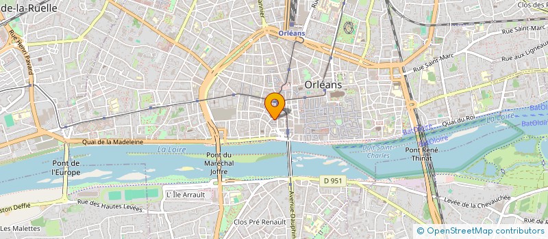 localisation de l'entreprise PETIT CHAOS à ORLEANS