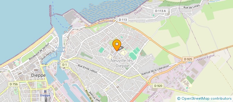 localisation de l'entreprise PETIT CHRISTIAN & LEROY JEAN-PIERRE  DIEPPE