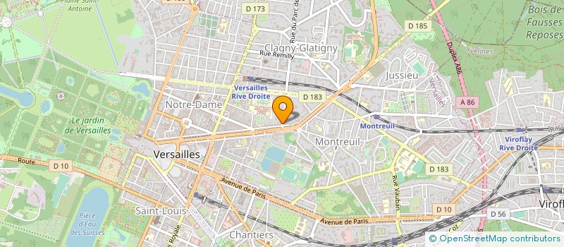 localisation de l'entreprise PETIT COMPTOIR FRANCAIS à VERSAILLES