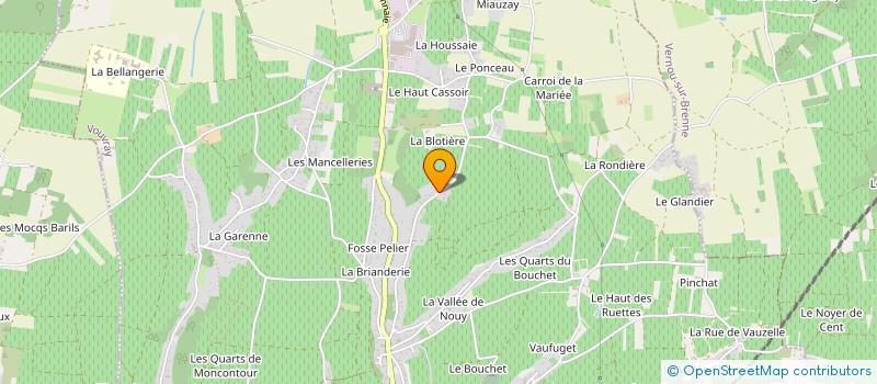 localisation de l'entreprise PETIT COTEAU à VOUVRAY