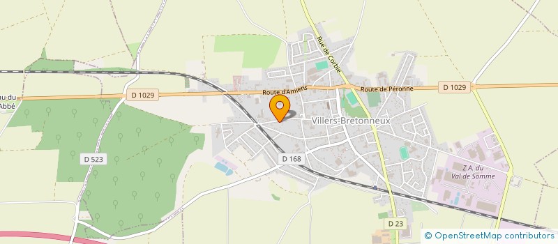 localisation de l'entreprise PETIT-COZETTE à VILLERS-BRETONNEUX