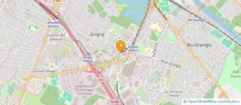 localisation de l'entreprise PETIT CREUX à GRIGNY