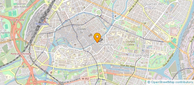 localisation de l'entreprise PETIT CUR DE STRASBOURG  SCHILTIGHEIM