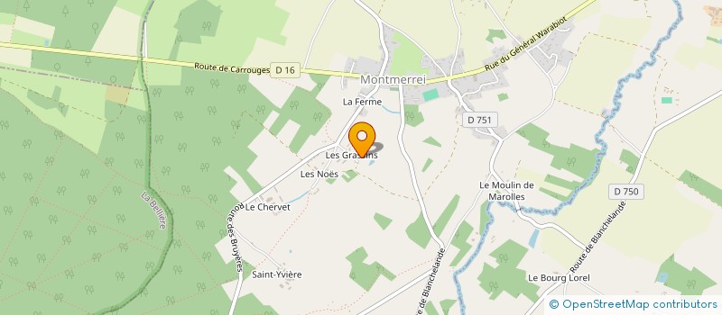 localisation de l'entreprise PETIT DANIEL FORMATION à MONTMERREI