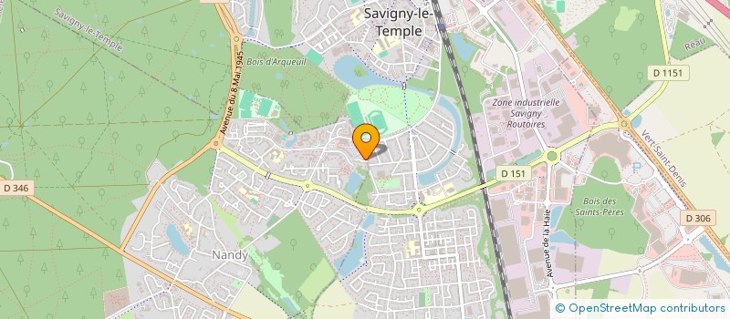 localisation de l'entreprise PETIT DEJ DU PALAIS  NANDY