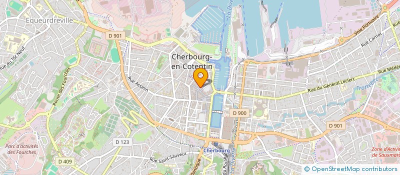 localisation de l'entreprise PETIT DELICE  CHERBOURG-EN-COTENTIN