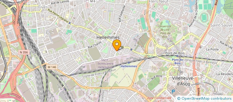 localisation de l'entreprise PETIT DOMINIQUE ET JEAN-NOEL à LILLE
