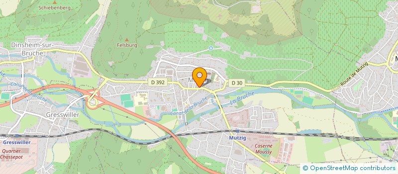 localisation de l'entreprise PETIT DRAGON  MUTZIG