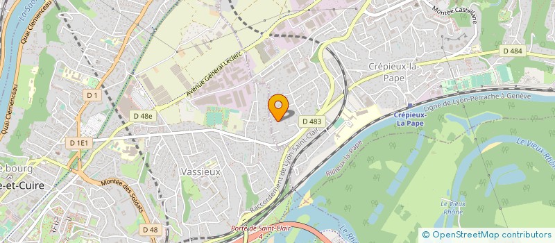 localisation de l'entreprise PETIT DREAM  CALUIRE-ET-CUIRE