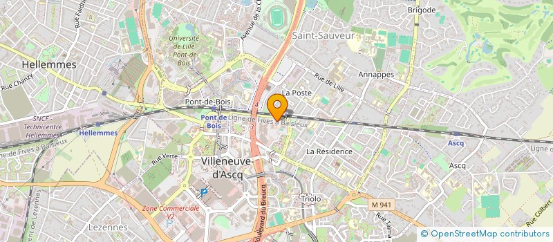 localisation de l'entreprise PETIT DUGAY INDIVISION à VILLENEUVE-D'ASCQ