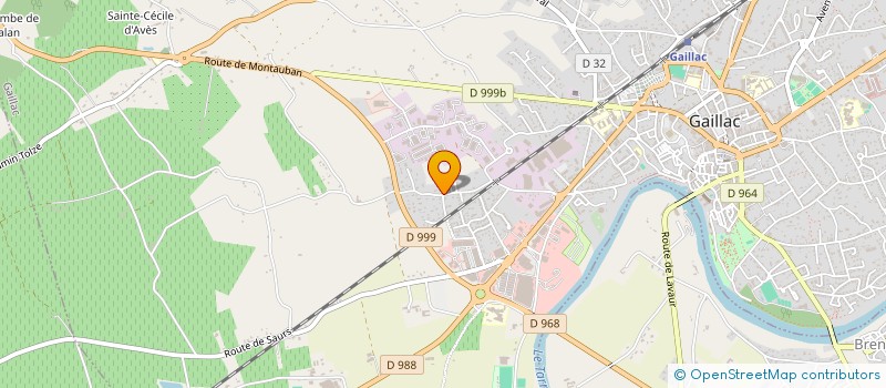 localisation de l'entreprise PETIT ECUREUIL à GAILLAC