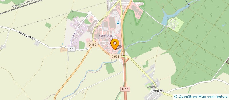 localisation de l'entreprise PETIT ENGRENAGE DE PRECISION à RAMBOUILLET