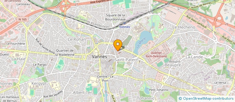 localisation de l'entreprise PETIT FER 3 à VANNES