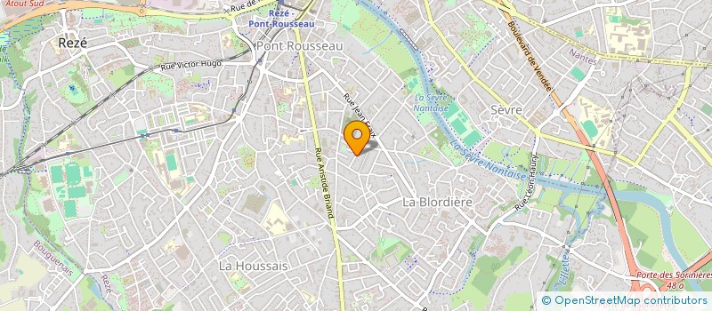 localisation de l'entreprise PETIT FRACAS  REZE