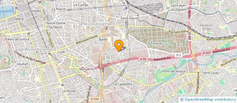 localisation de l'entreprise PETIT FRAIS à MARSEILLE