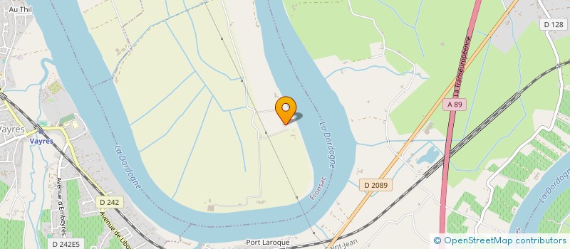 localisation de l'entreprise PETIT GARROS  FRONSAC