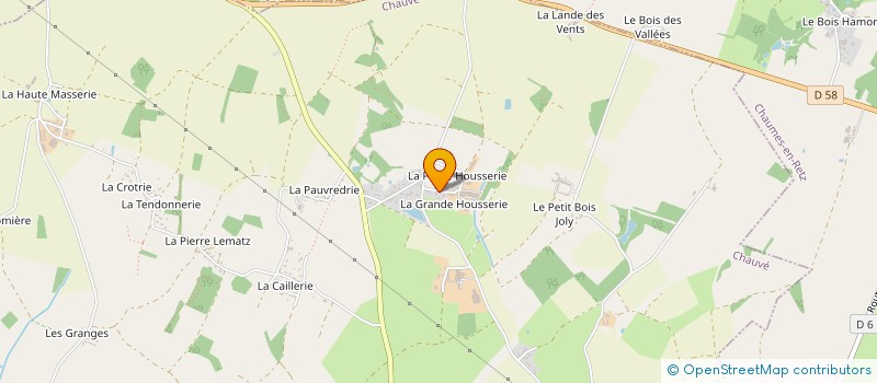 localisation de l'entreprise PETIT GAULOIS  CHAUVE