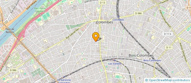 localisation de l'entreprise PETIT GAYET  COLOMBES