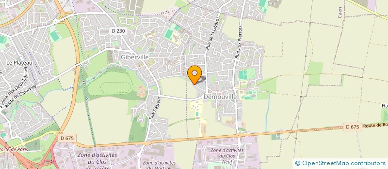 localisation de l'entreprise PETIT GEORGES CLAUDE  DEMOUVILLE