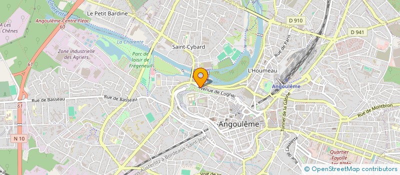 localisation de l'entreprise PETIT HERBERT à ANGOULEME