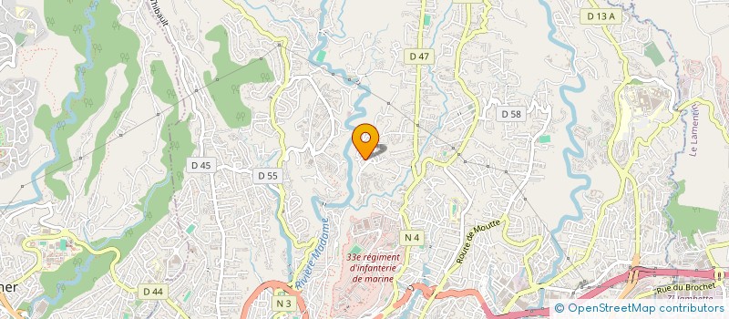 localisation de l'entreprise PETIT HIBISCUS  FORT-DE-FRANCE