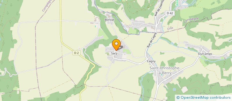 localisation de l'entreprise PETIT HUGUES  SAINT-CHRISTOPHE-A-BERRY