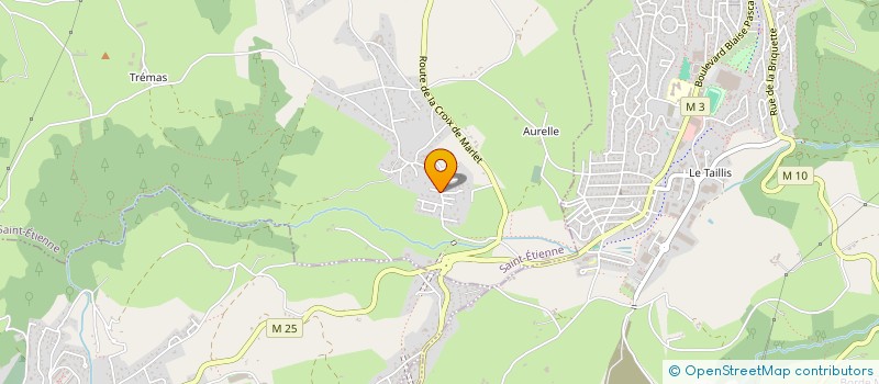 localisation de l'entreprise PETIT IMMOBILIER  SAINT-ETIENNE