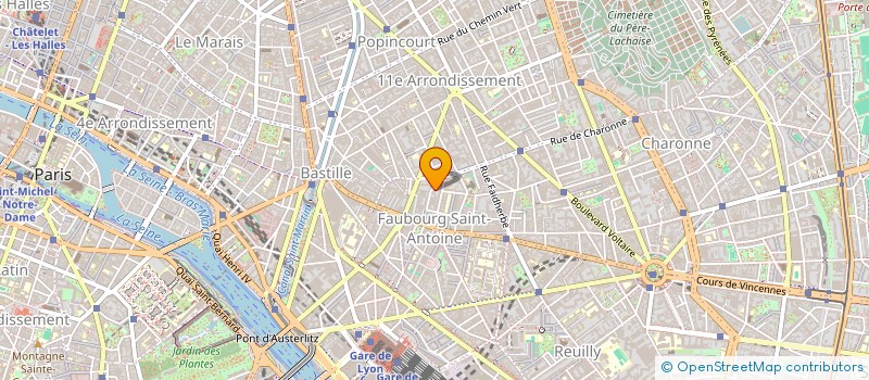 localisation de l'entreprise PETIT JARDIN à PARIS