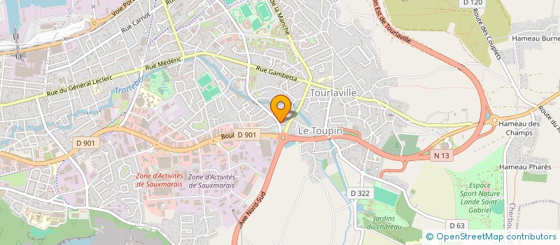 localisation de l'entreprise PETIT JEAN BEAUMONT  CHERBOURG-EN-COTENTIN