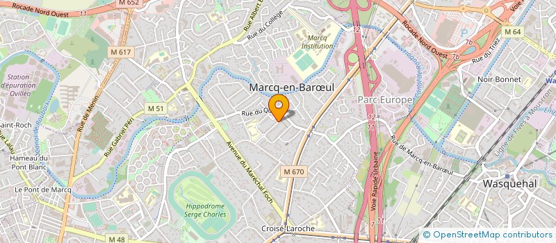 localisation de l'entreprise PETIT KOALA à MARCQ-EN-BARŒUL