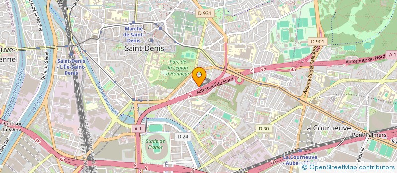 localisation de l'entreprise PETIT LENTOUR  SAINT-DENIS