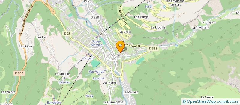 localisation de l'entreprise PETIT LINDARETS à MORZINE