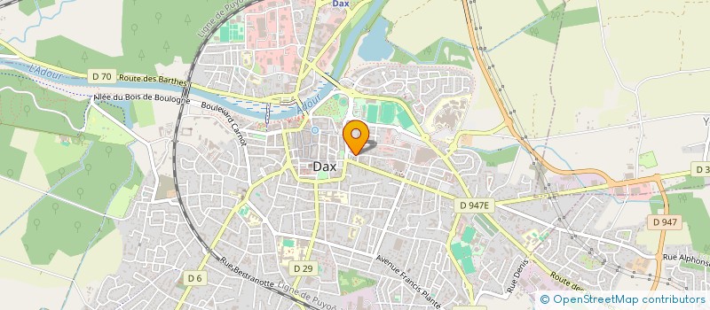 localisation de l'entreprise PETIT LOUP  DAX