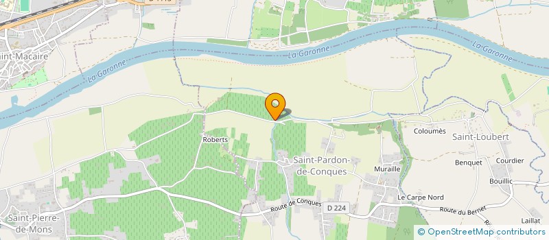 localisation de l'entreprise PETIT MAINE  SAINT-PARDON-DE-CONQUES