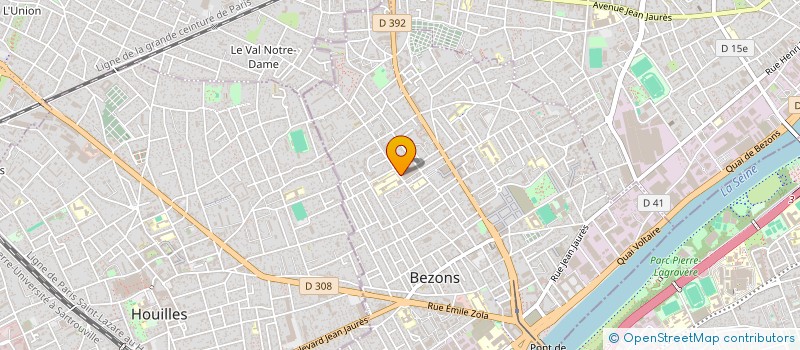 localisation de l'entreprise PETIT MARCHE à BEZONS