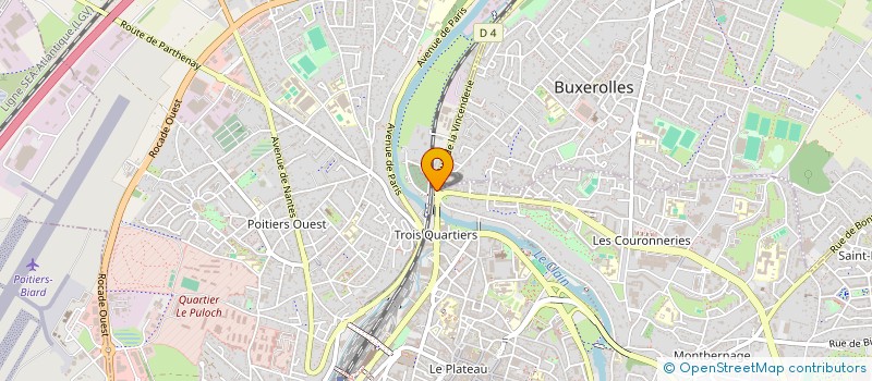 localisation de l'entreprise PETIT MARCHE ASIATIQUE à POITIERS